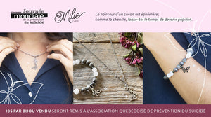 Papillon Bracelet (Suicide Prevention 2021)