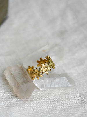 Flowers Gold Ring