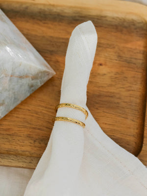 Bague SHE IS Radiant doré