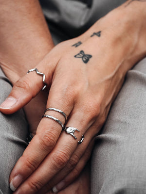 Bague SHE IS Magnetic argent