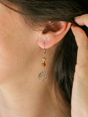 Boucles d'oreilles Bourgeons (Prévention du suicide 2025)