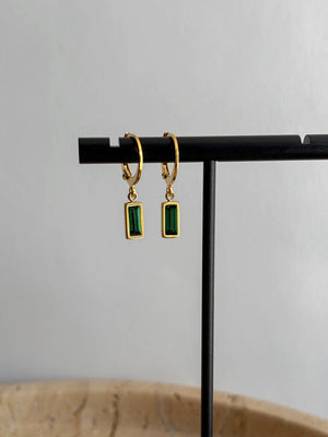Boucles d'oreilles Emerald