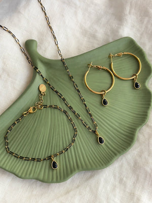 Clous d'oreilles Epure doré