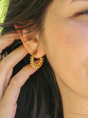 Clous d'oreilles Fylla doré