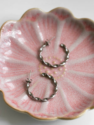 Clous d'oreilles Spira argent