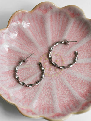 Clous d'oreilles Spira argent