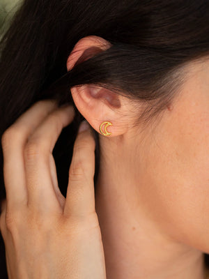 Clous d'oreilles Demi-lune