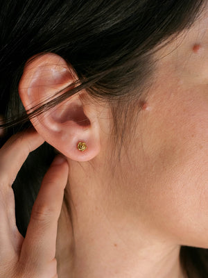 Clous d'oreilles Fiore doré