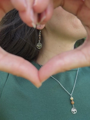 Boucles d'oreilles Bourgeons (Prévention du suicide 2025)