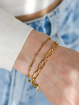 Bracelet Fiona doré