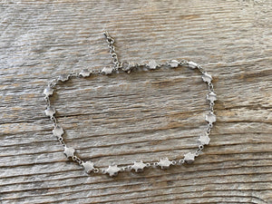 Chaîne de cheville Fleur