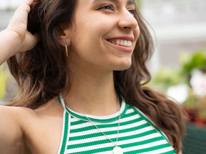 Clous d'oreilles Torsade dorée