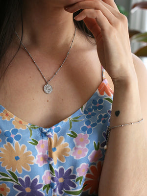 Collier Solar argent