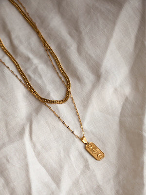 Duo colliers Olivia doré x Tarot