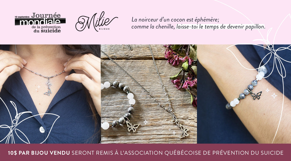 Papillon Bracelet (Suicide Prevention 2021)