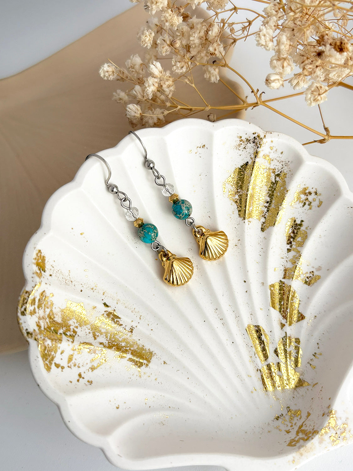 Boucles d'oreilles Corail (UNIQUE)