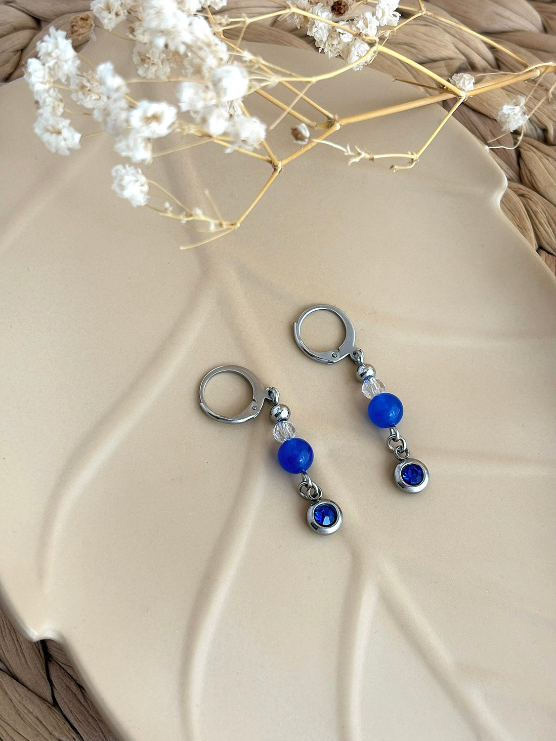 Boucles d'oreilles Saphira (UNIQUE)