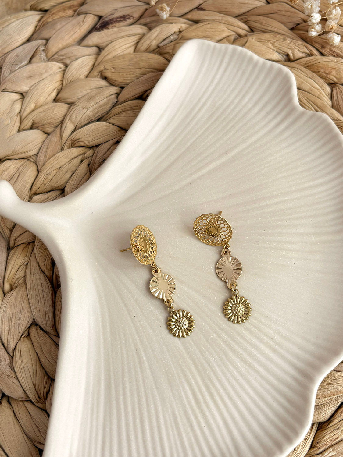 Boucles d'oreilles Flore (UNIQUE)