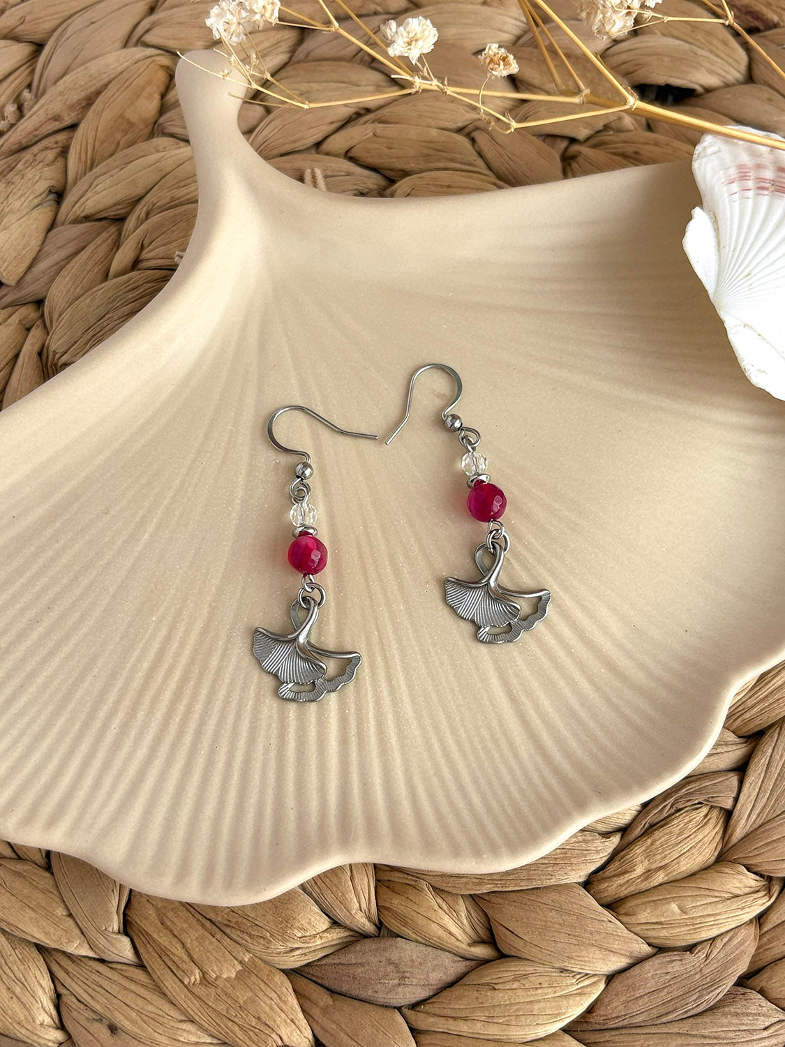 Boucles d'oreilles Gingkora (UNIQUE)