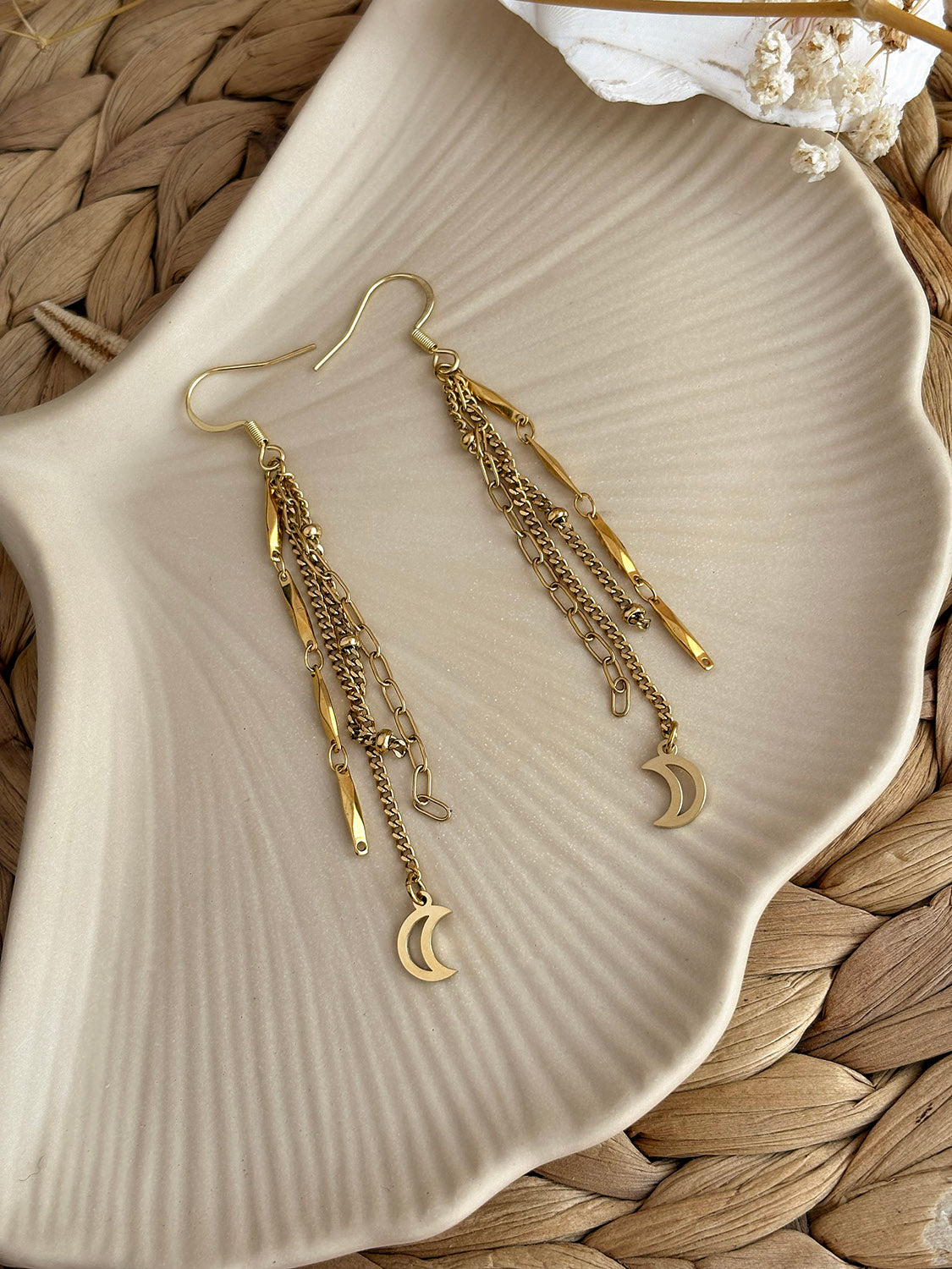 Boucles d'oreilles Lunaria (UNIQUE)