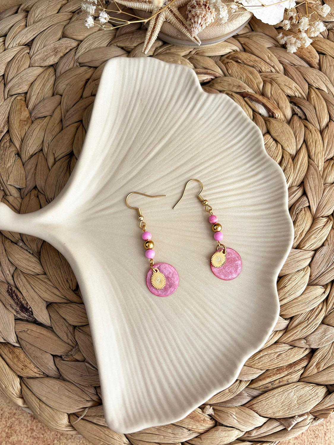Boucles d'oreilles Rosélia (UNIQUE)