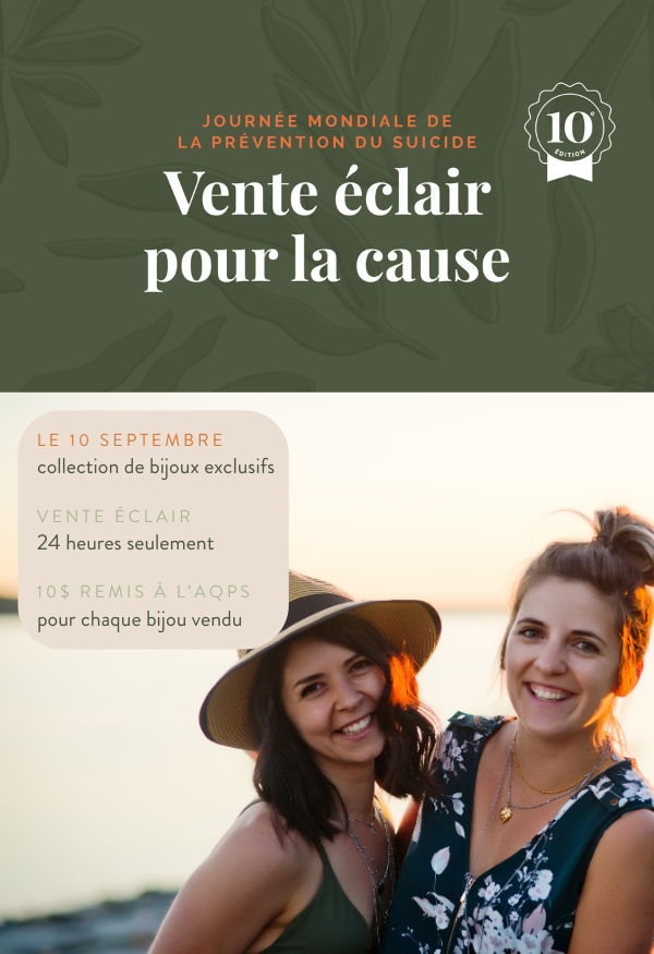 Vente 24h pour la prévention du suicide