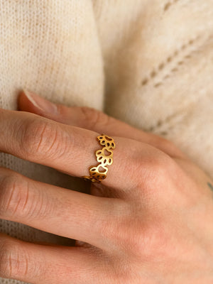 Bague Paws doré