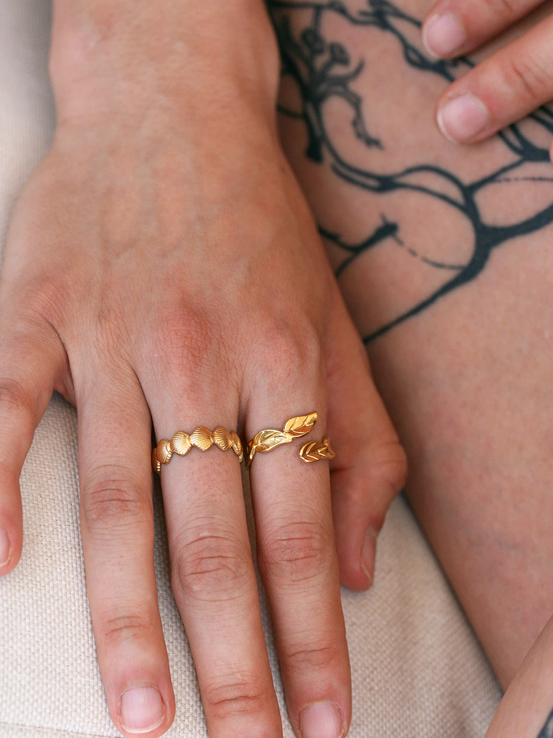 Bague Infusion doré