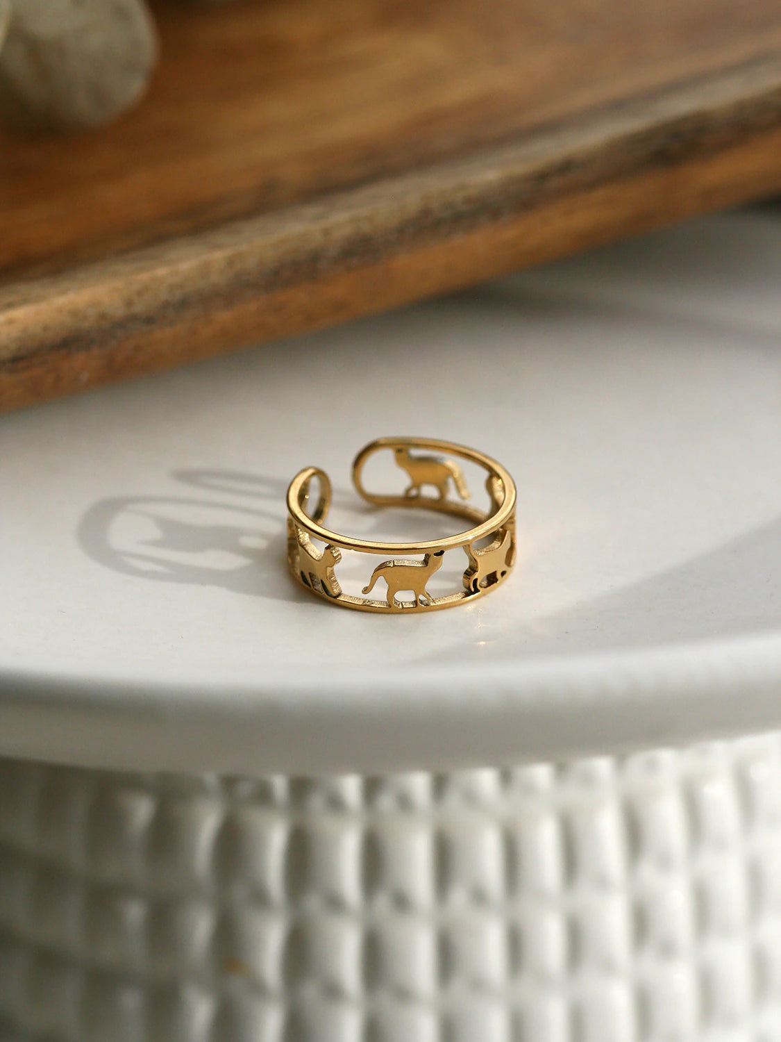 Gold Félina ring