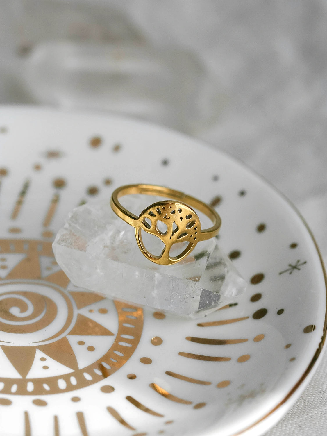 Arbol Gold Ring