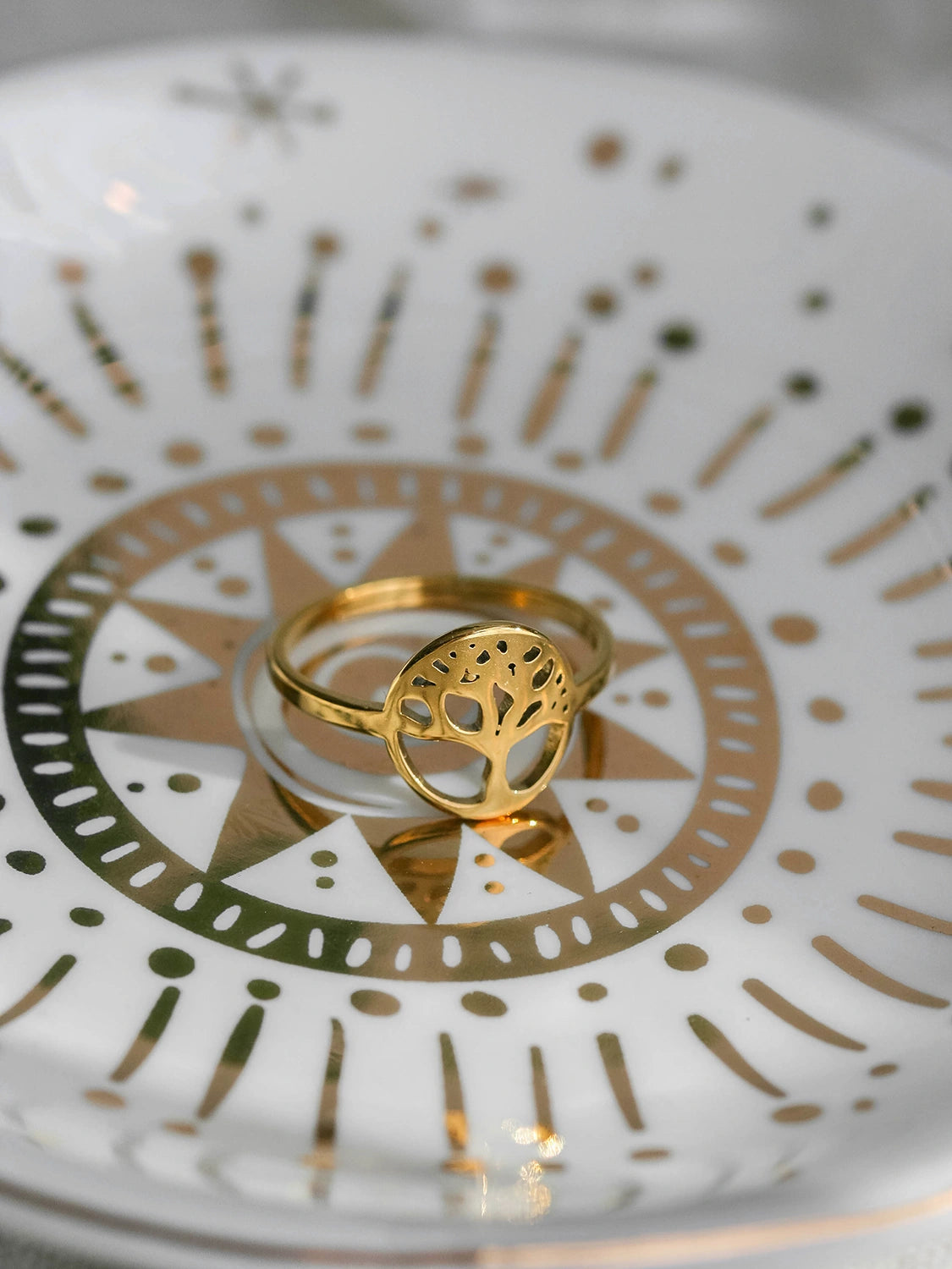 Arbol Gold Ring