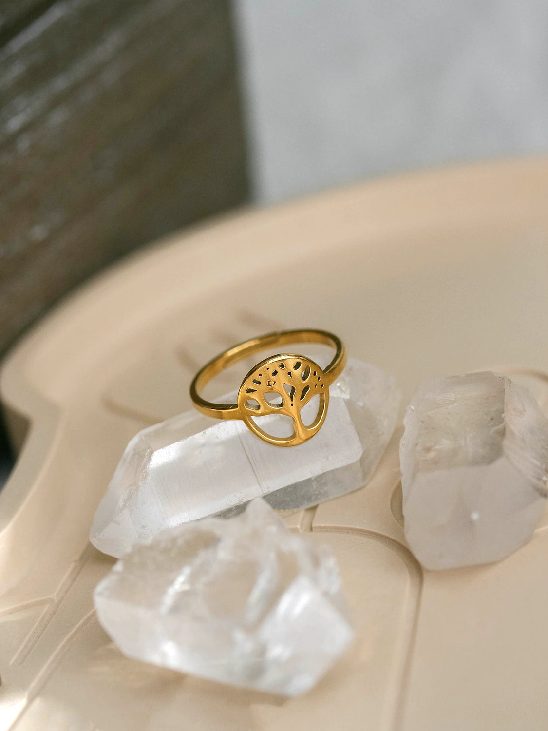 Arbol Gold Ring