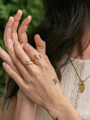 Bague Silva doré