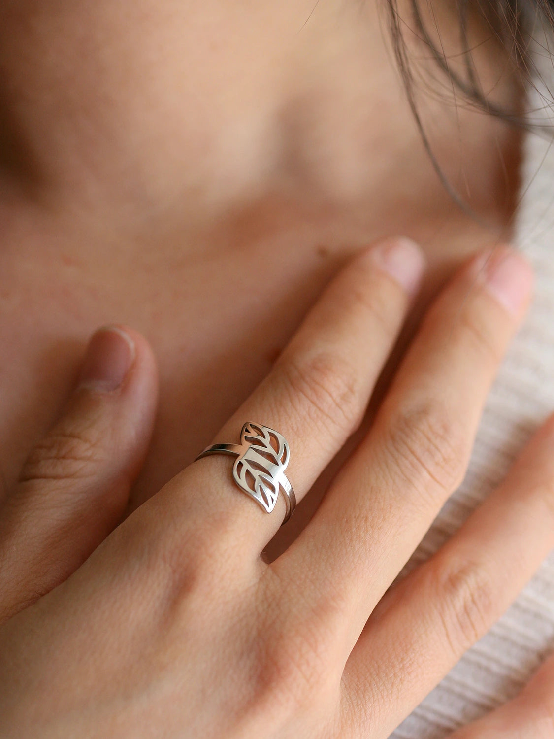 Bague Floralis argent
