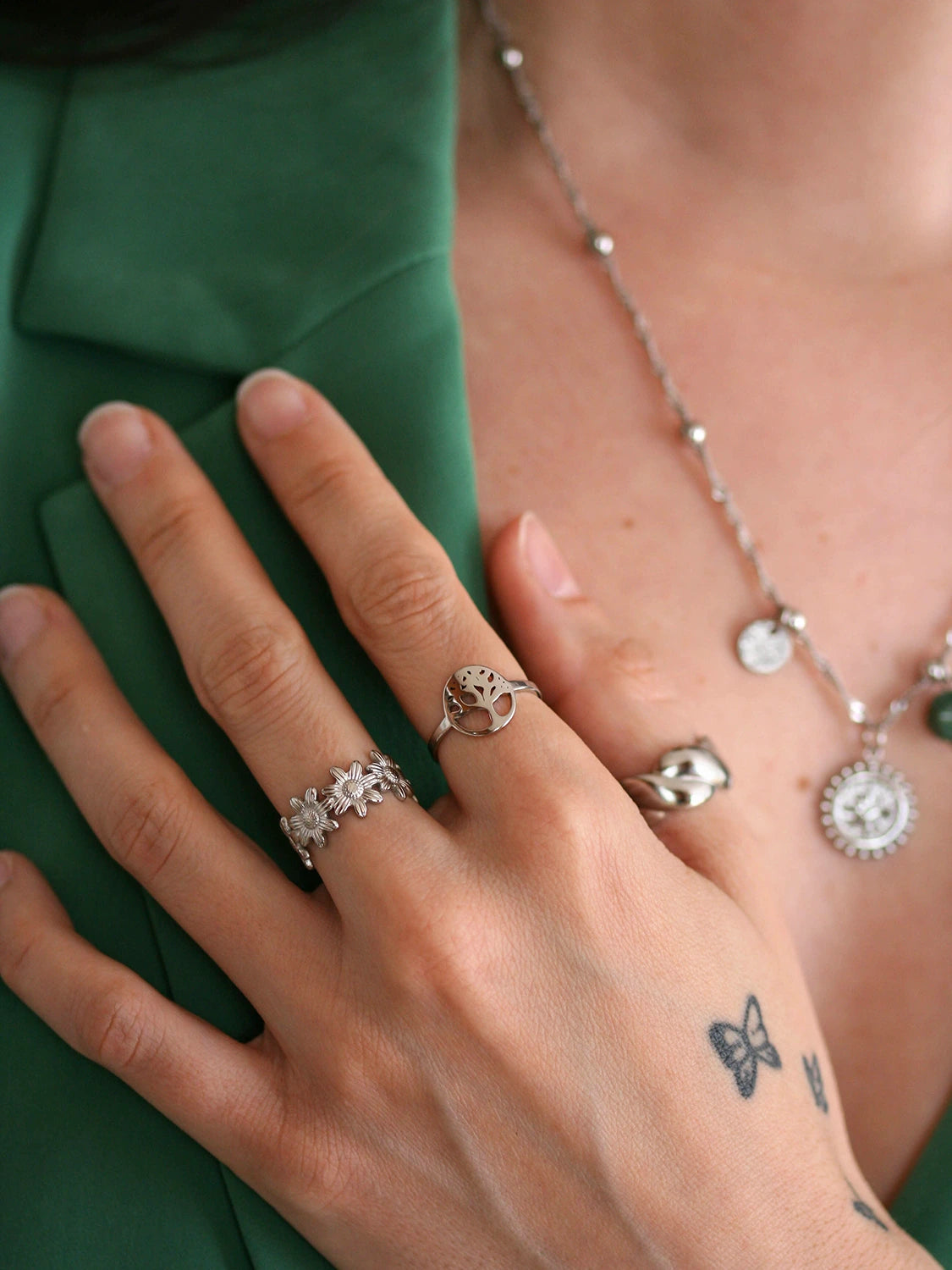Arbol Silver Ring