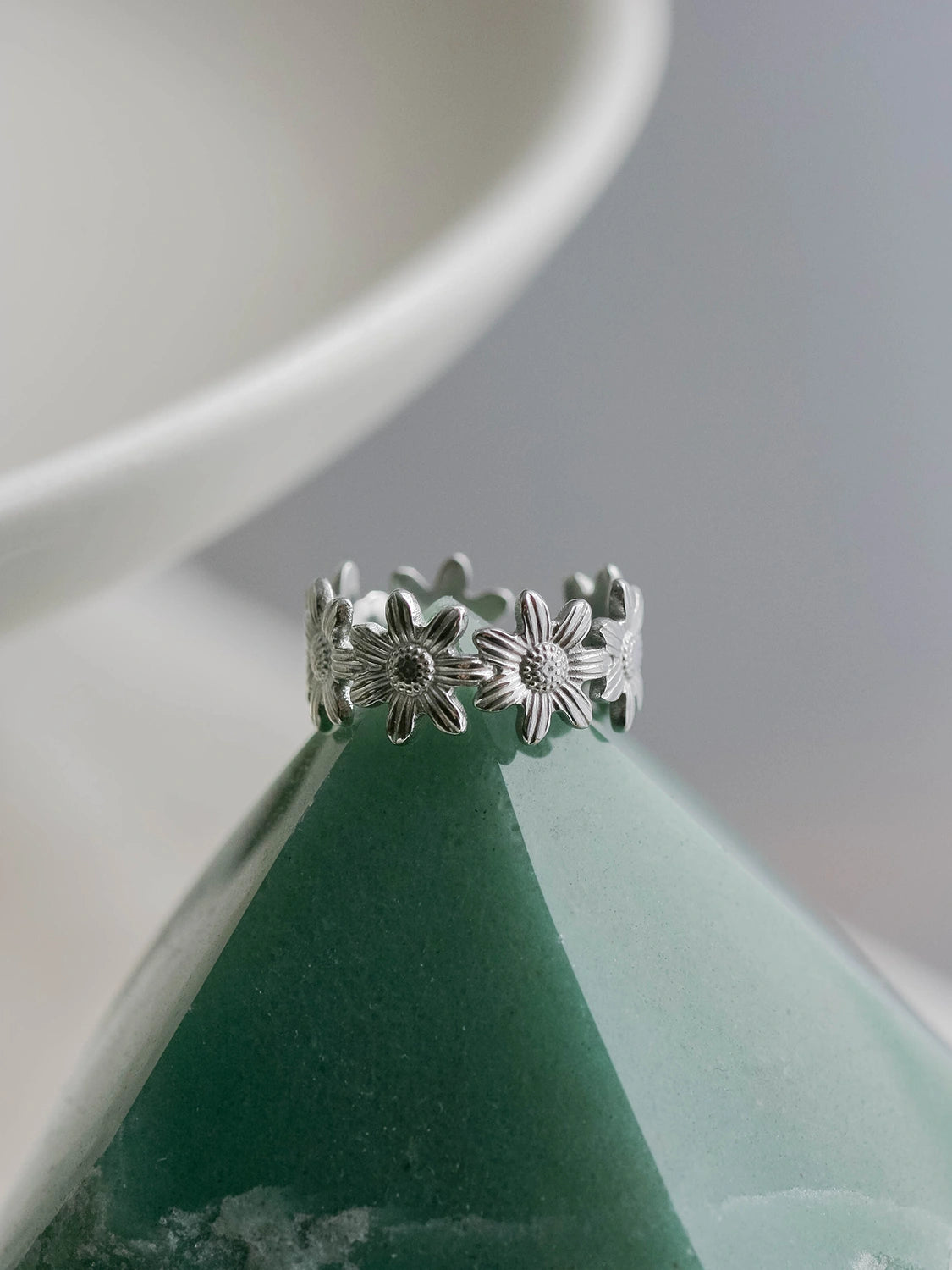 Flowers Silver Ring