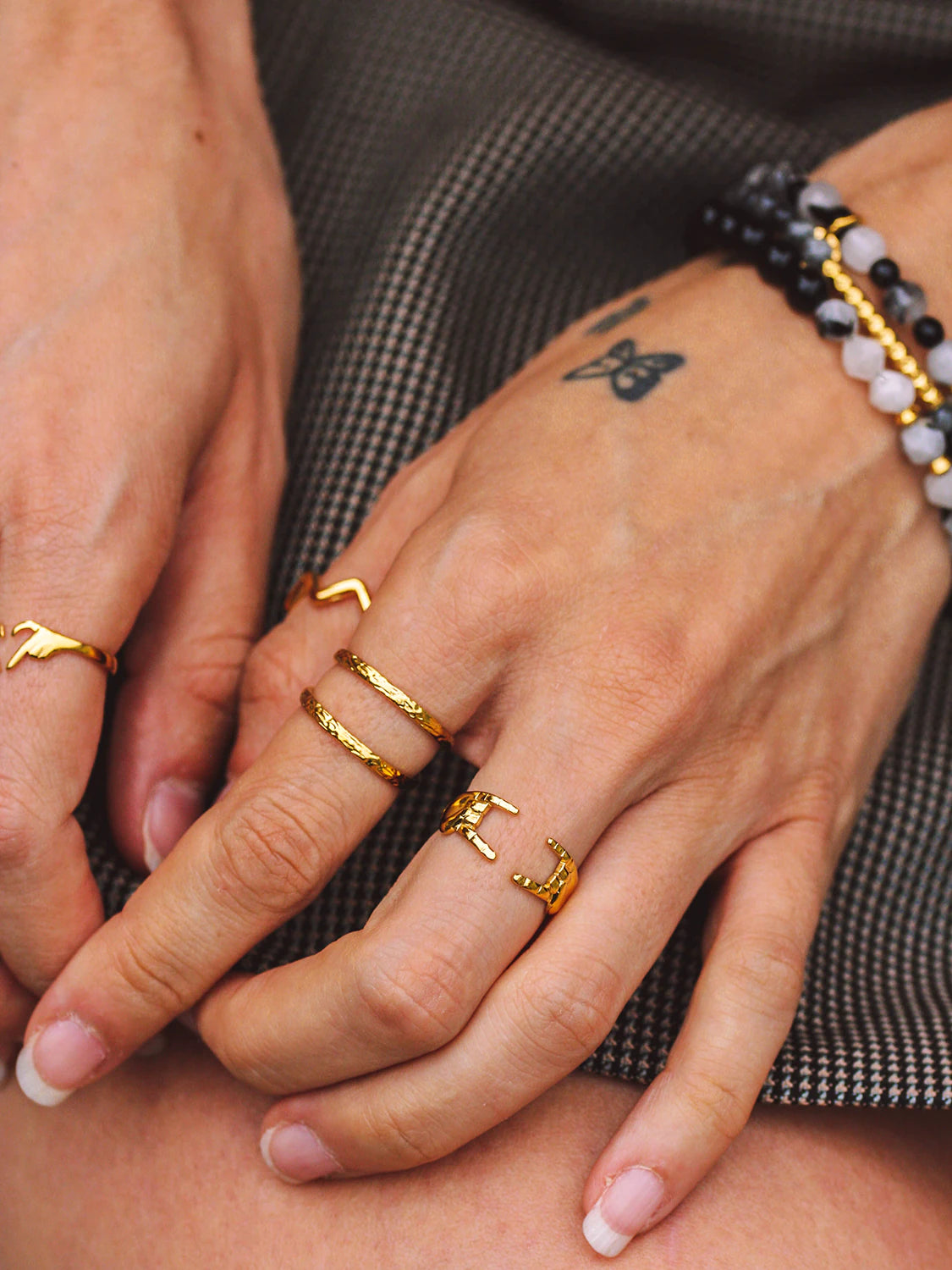 Gold SHE Rocks Ring