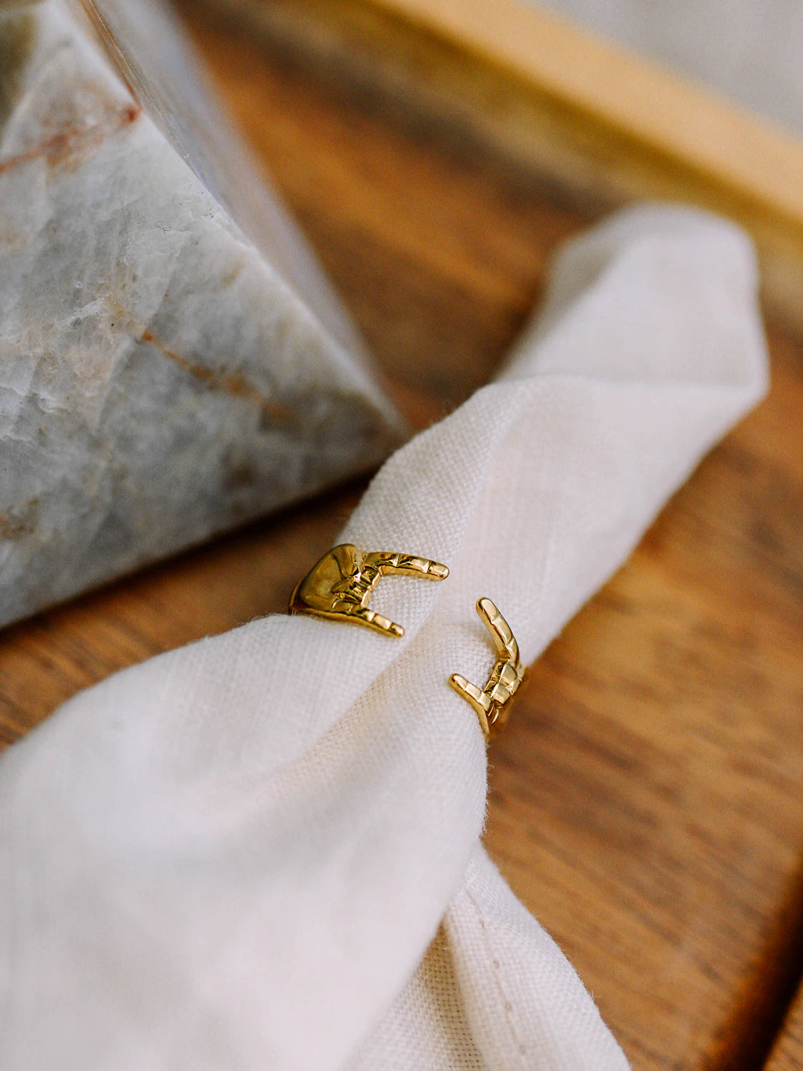 Gold SHE Rocks Ring