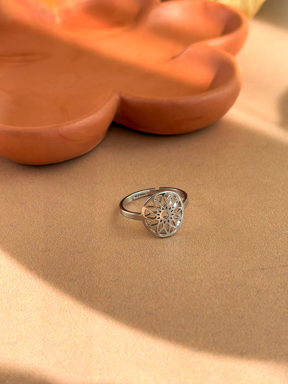 Bague Mandala argent