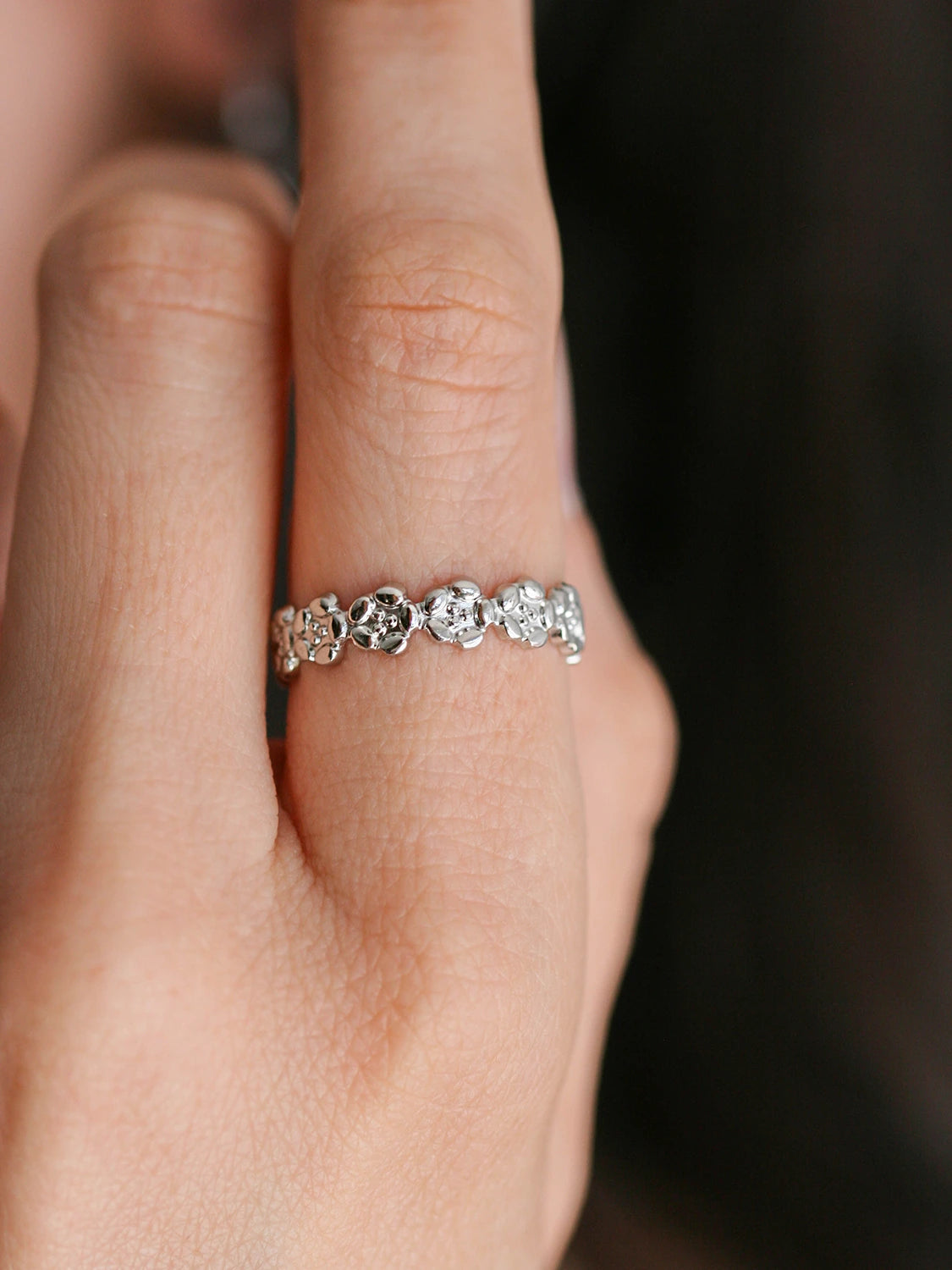 Bague Iris argent