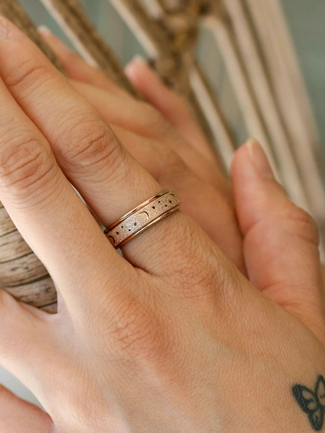 Pink Zen Spinning Ring