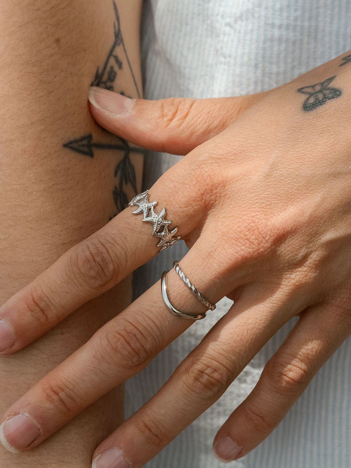 Bague Stella Maris argent