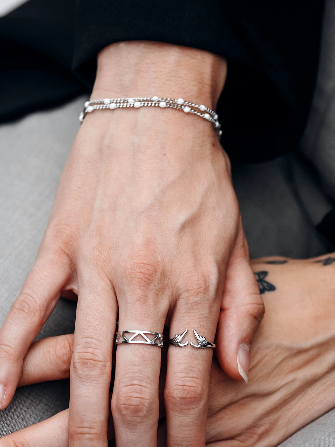 Silver SHE IS Mindful Ring