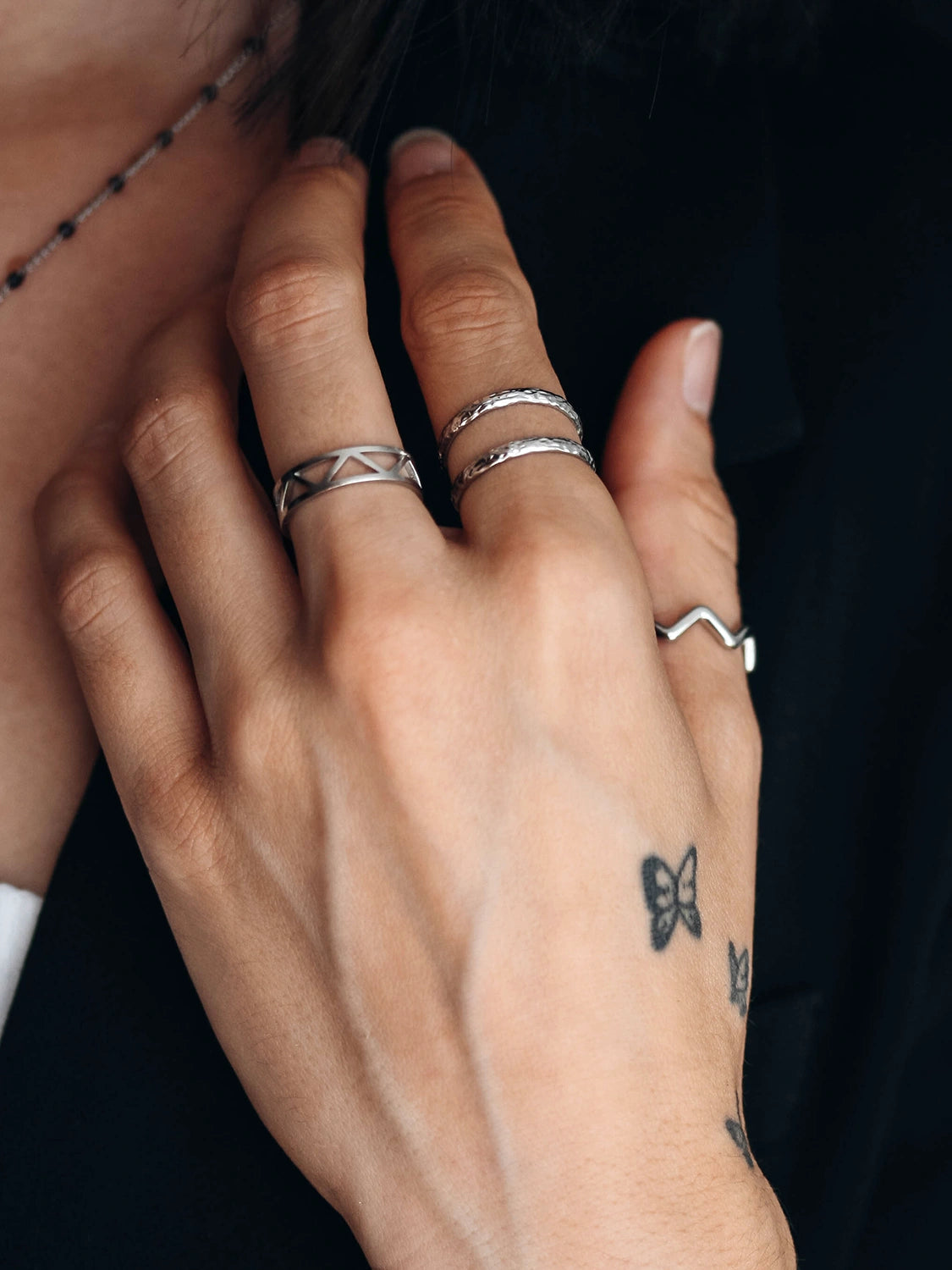 Silver SHE IS Radiant Ring