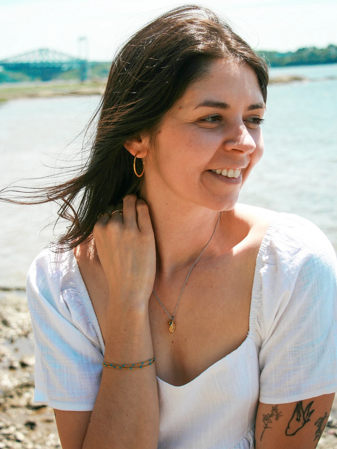 Collier Corfou doré