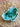 Bol décoratif cœur abstrait Azurine – Série Néréide