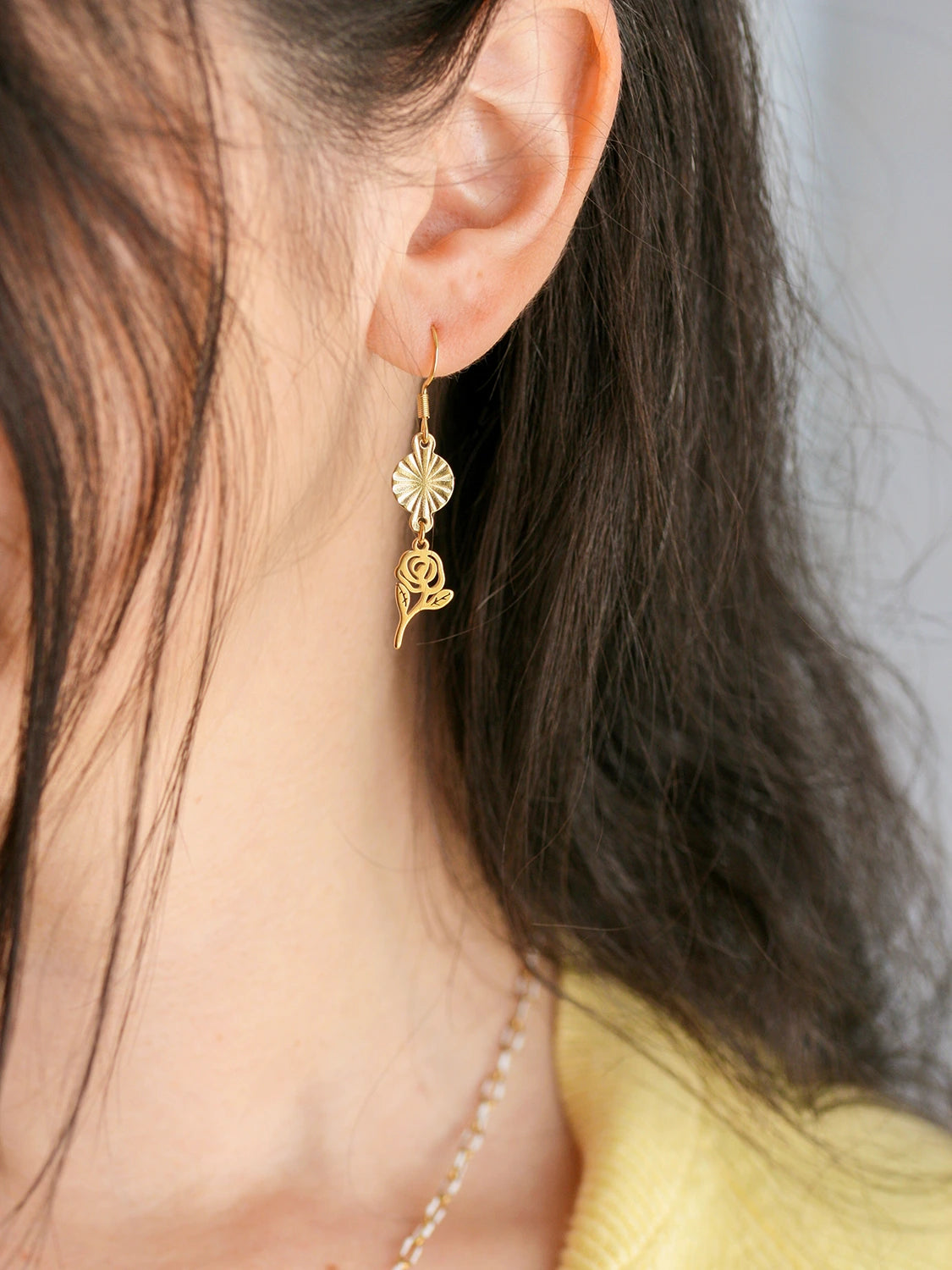 Boucles d'oreilles Pétales