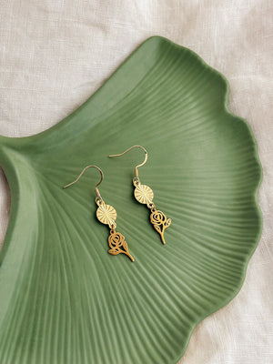 Boucles d'oreilles Pétales