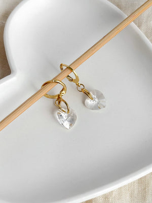 Boucles d'oreilles Amour d'or