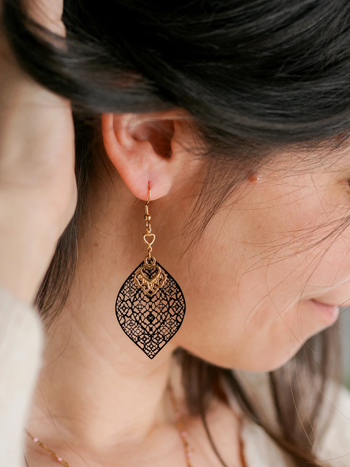 Boucles d'oreilles Glimmer doré